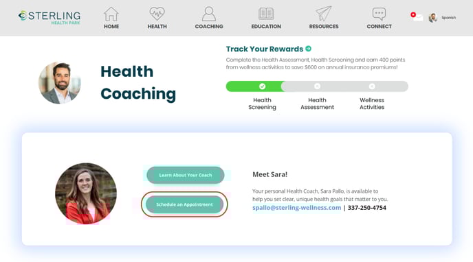 Schedule an Appointment in Health Park